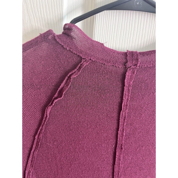 Intimately Free People Women's Long Sleeve Top Size Small Sheer Romantic Sexy - Picture 7 of 8